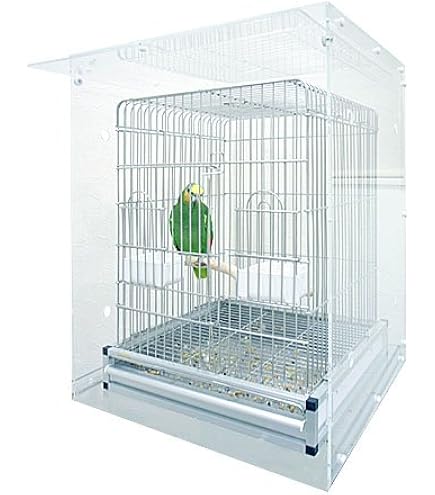 アクリルケージケース スリム扉ありSサイズ BIRDMOREオリジナル Amazon | BIRDMORE アクリルケージケースSLIM・折り畳み式扉ありXL/465